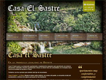 Tablet Screenshot of casaelsastre.net